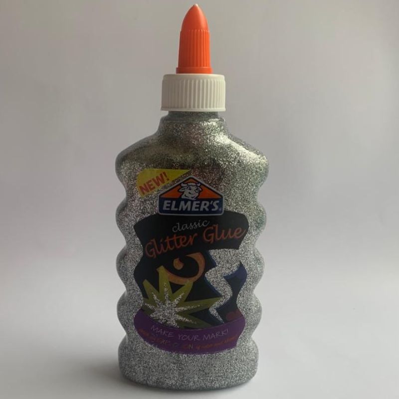 Elmers Glitter Glue Silver 177ml